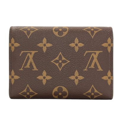 LOUIS VUITTON M67504 Portefeiulle Flower Compact Tri-fold wallet (with Coin Pocket) Monogram canvas Ladies [Used]