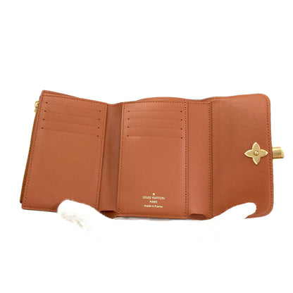 LOUIS VUITTON M67504 Portefeiulle Flower Compact Tri-fold wallet (with Coin Pocket) Monogram canvas Ladies [Used]