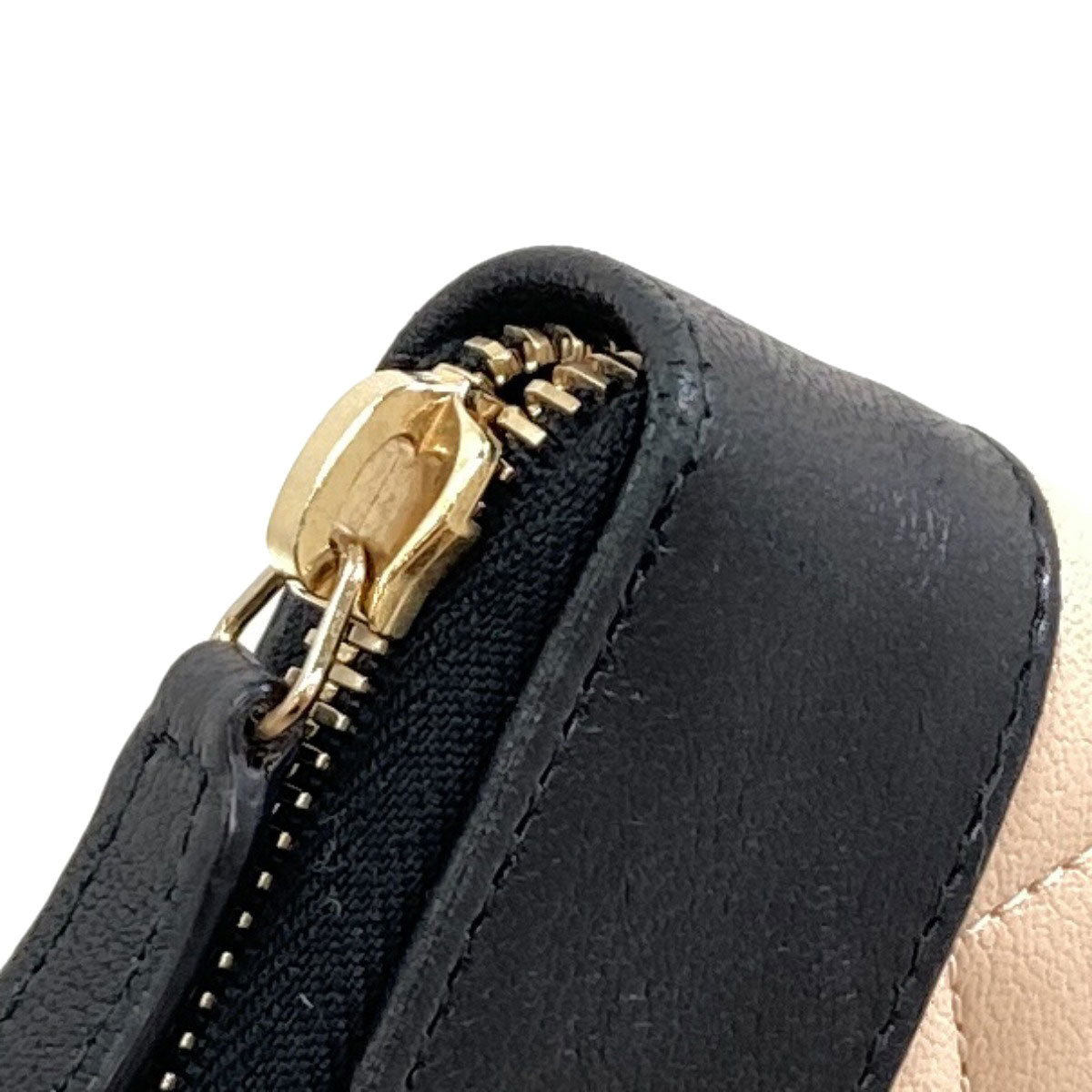 CHANEL Mademoiselle GoldHardware Long wallet (with coin pocket) Calf Ladies [Used]