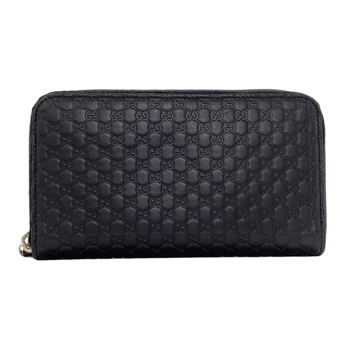 GUCCI 544473 Outlet GG Signature Micro Shima Long wallet (with coin pocket) Leather Ladies [Used]