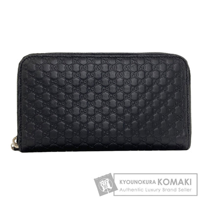 GUCCI 544473 Outlet GG Signature Micro Shima Long wallet (with coin pocket) Leather Ladies [Used]