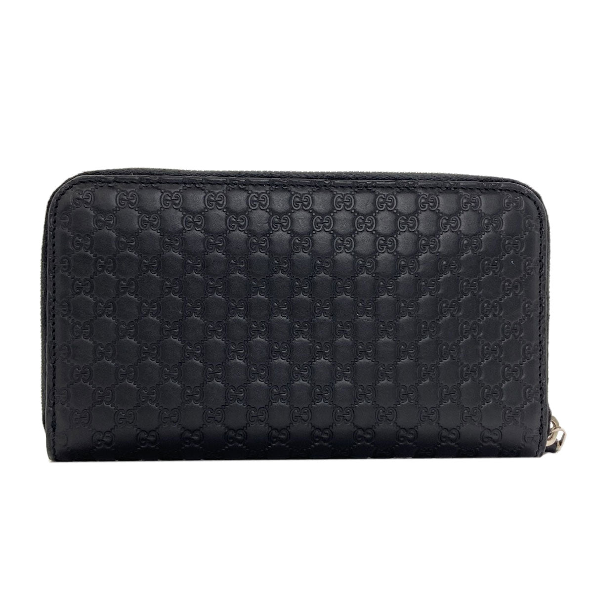 GUCCI 544473 Outlet GG Signature Micro Shima Long wallet (with coin pocket) Leather Ladies [Used]