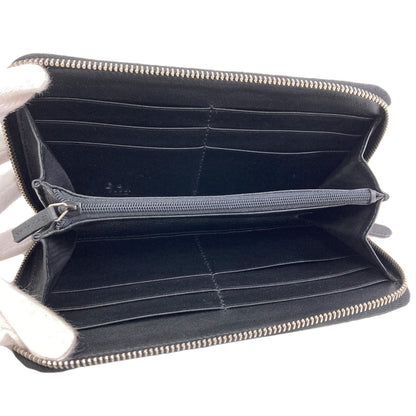 GUCCI 544473 Outlet GG Signature Micro Shima Long wallet (with coin pocket) Leather Ladies [Used]