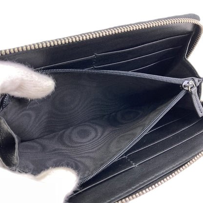 GUCCI 544473 Outlet GG Signature Micro Shima Long wallet (with coin pocket) Leather Ladies [Used]