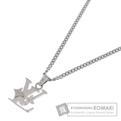 LOUIS VUITTON M02254 Pendant・Monogram Low Necklace Metal stainless steel steelLadies [Used]