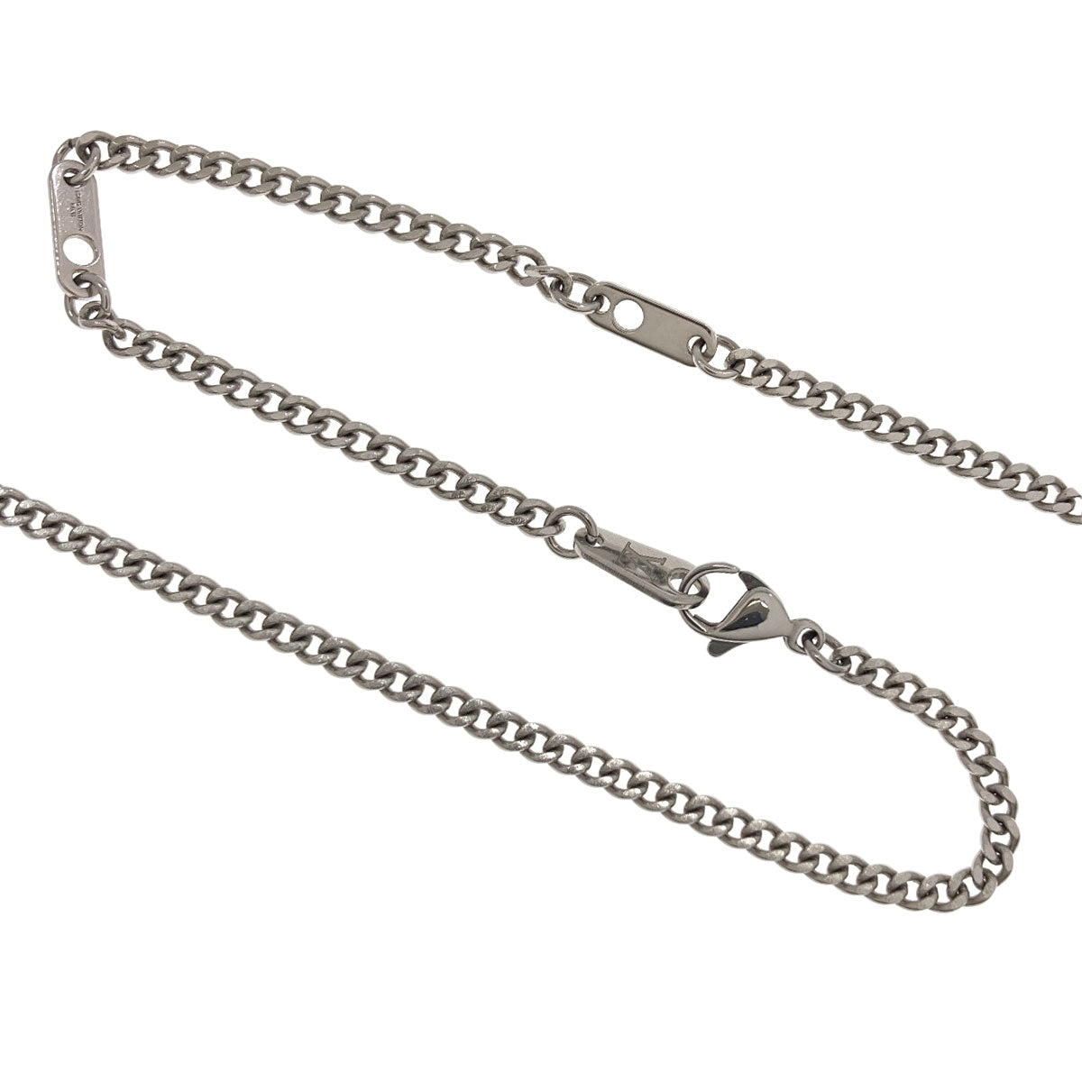 LOUIS VUITTON M02254 Pendant・Monogram Low Necklace Metal stainless steel steelLadies [Used]