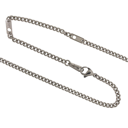 LOUIS VUITTON M02254 Pendant・Monogram Low Necklace Metal stainless steel steelLadies [Used]