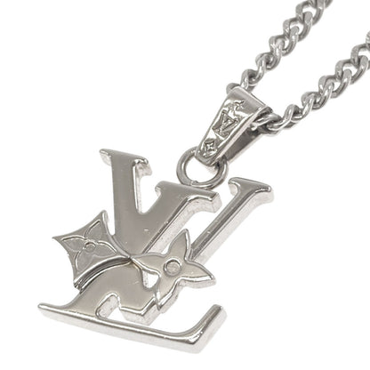 LOUIS VUITTON M02254 Pendant・Monogram Low Necklace Metal stainless steel steelLadies [Used]