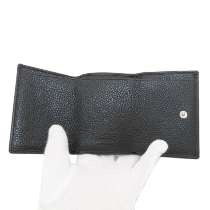 Jimmy Choo Studs star motif Tri-fold wallet (with Coin Pocket) Leather Ladies [Used]