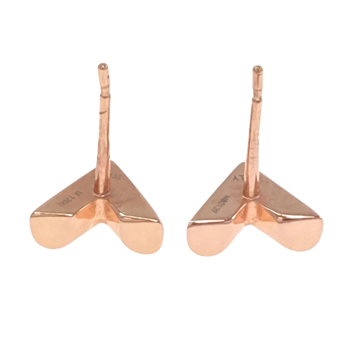 LOUIS VUITTON M80139 Essential V earring Gold Plated Ladies [Used]