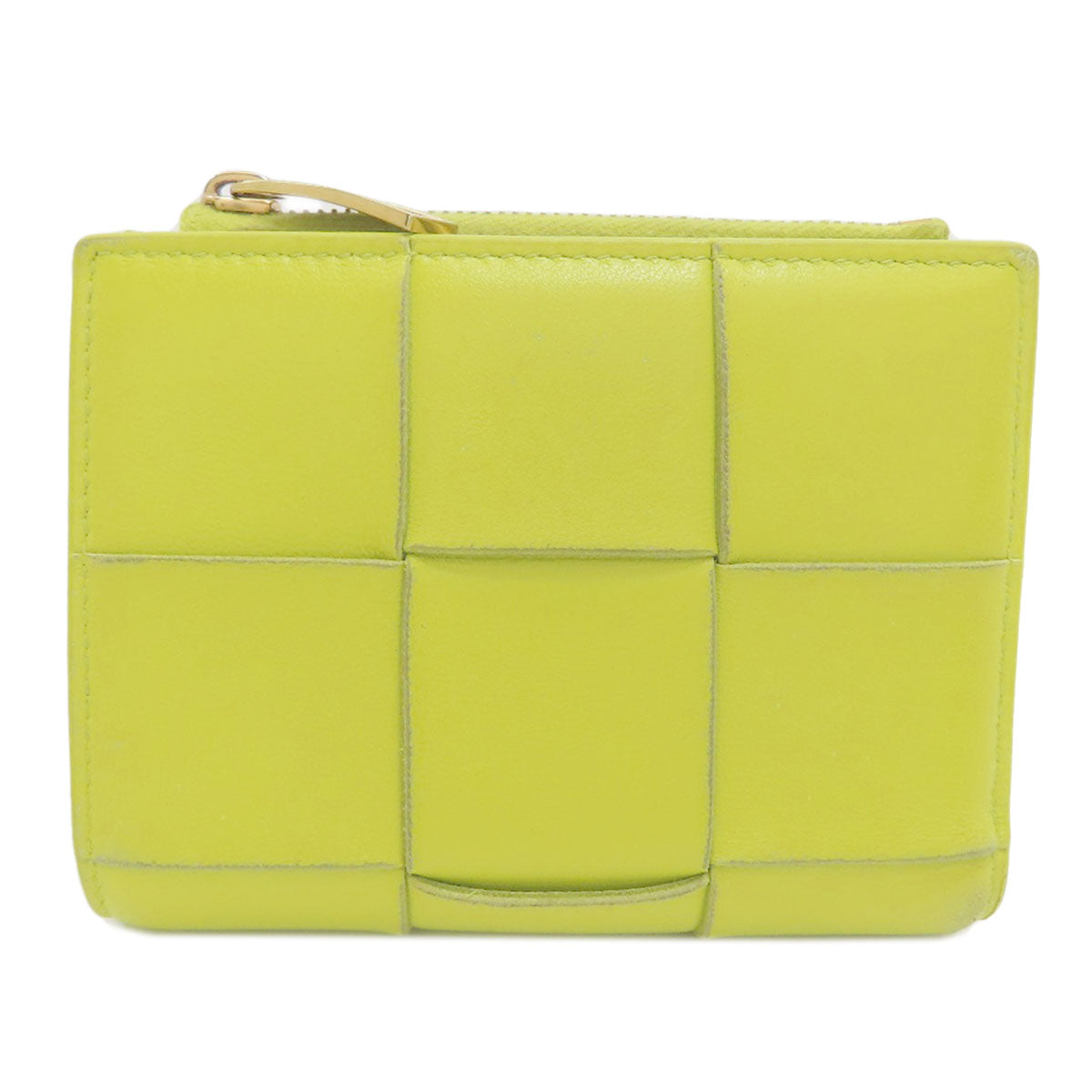 BOTTEGA VENETA cassette Bifold Wallet with Coin Pocket Calf Ladies [Used]