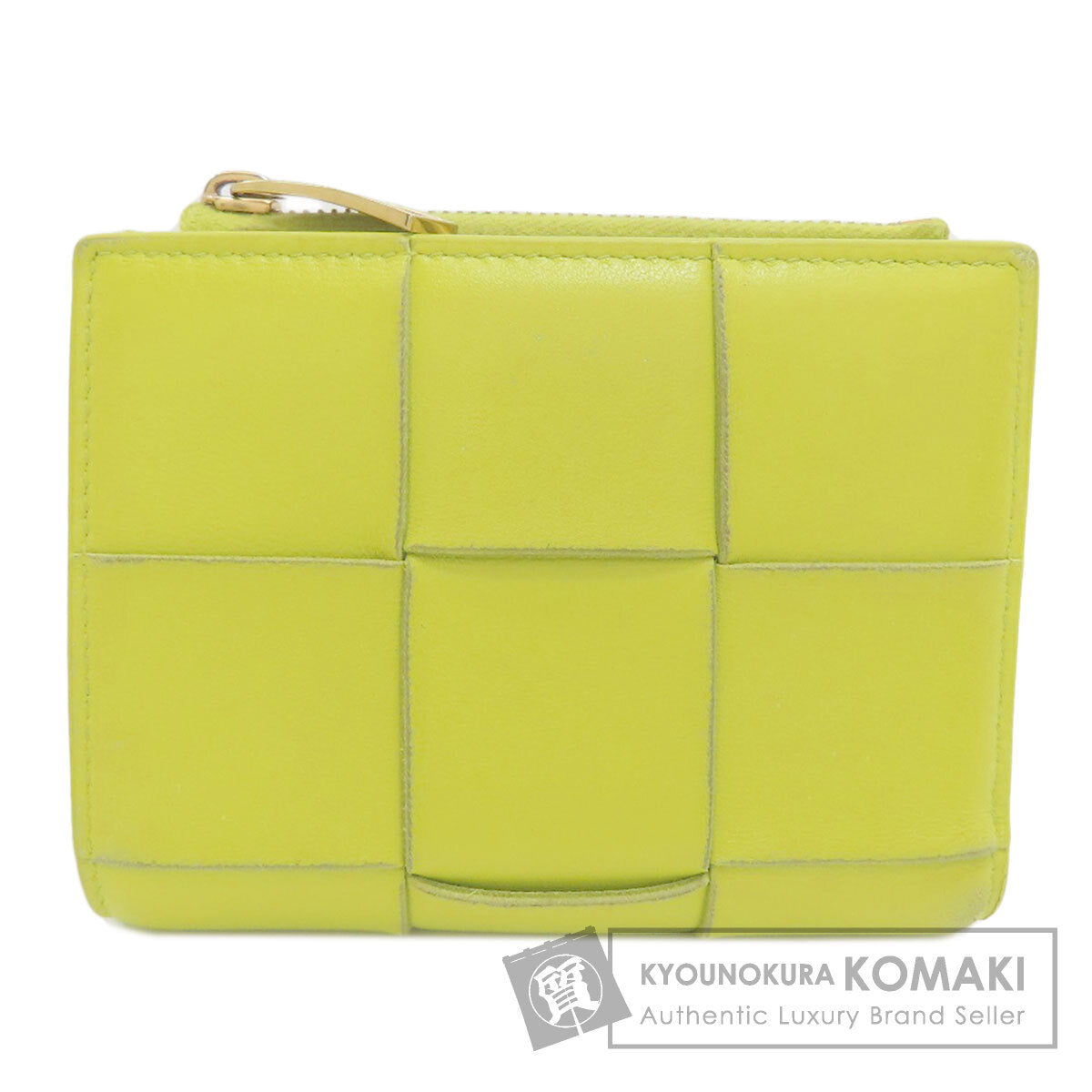 BOTTEGA VENETA cassette Bifold Wallet with Coin Pocket Calf Ladies [Used]