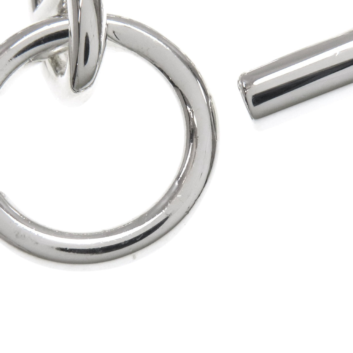 HERMES Shane Dunkle GM 12 frames Bracelet Silver Ladies [Used]