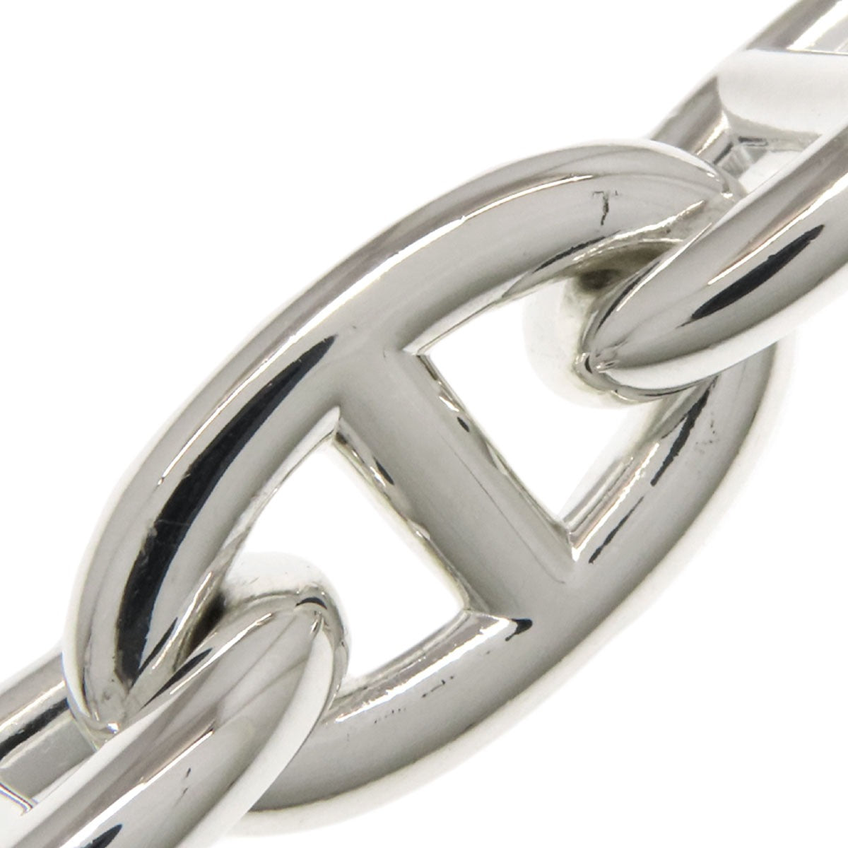 HERMES Shane Dunkle GM 12 frames Bracelet Silver Ladies [Used]