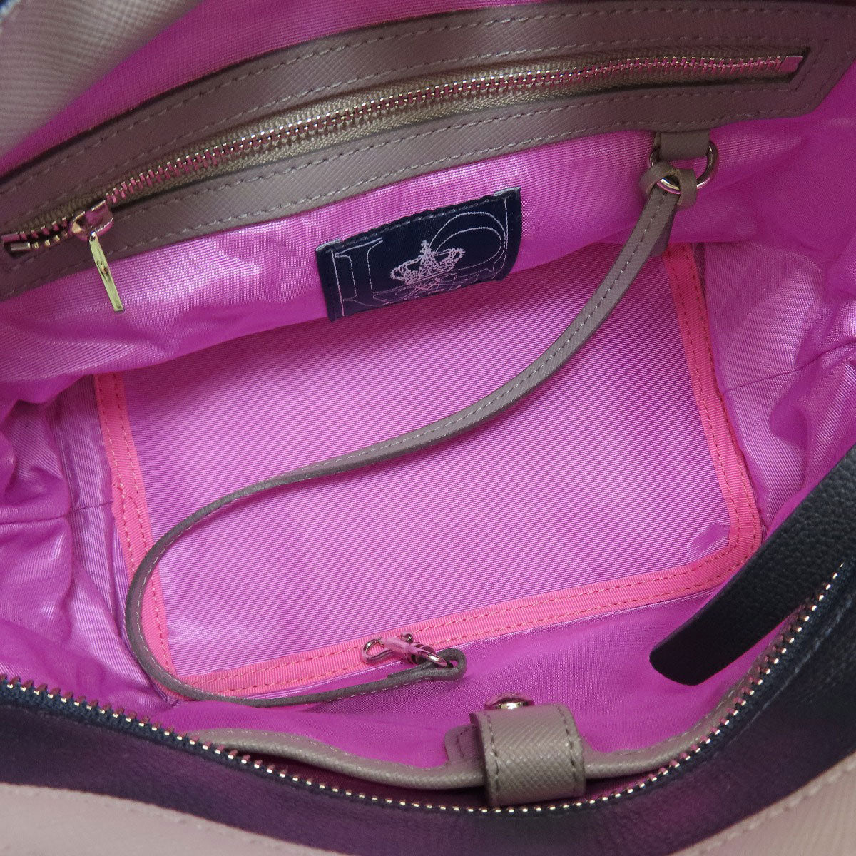 ADMJ logo Shoulder Bag Leather Ladies [Used]