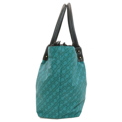 GHERARDINI Logo motif Fur Reversible Tote Bag Nylon Ladies [Used]