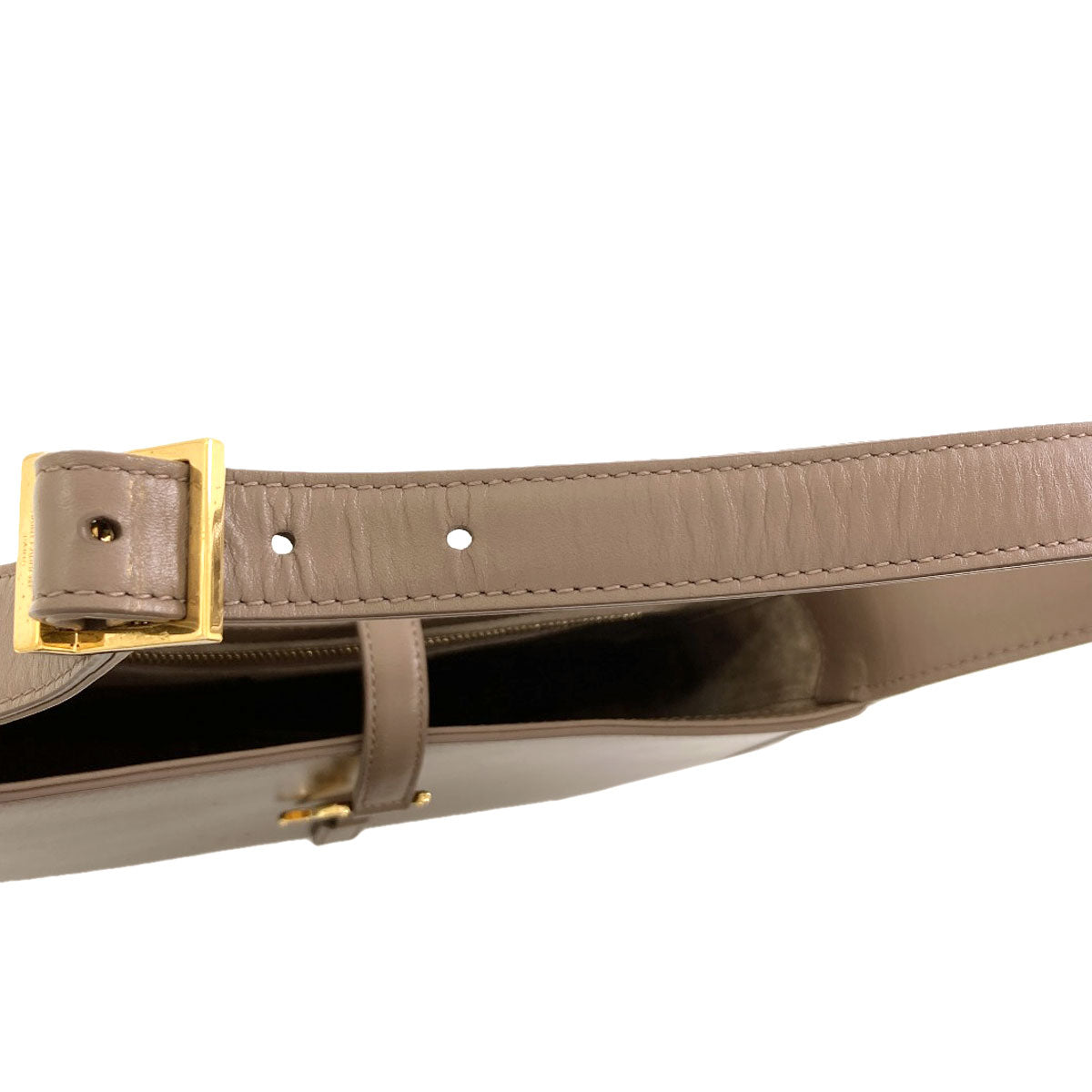 SAINT LAURENT one belt Shoulder Bag Calf Ladies [Used]