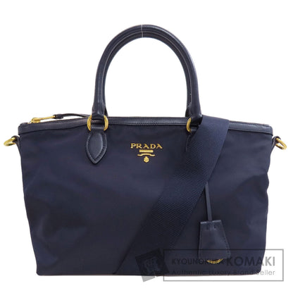 PRADA 1BA104 Logo Hardware 2WAY Handbag Nylon Ladies [Used]