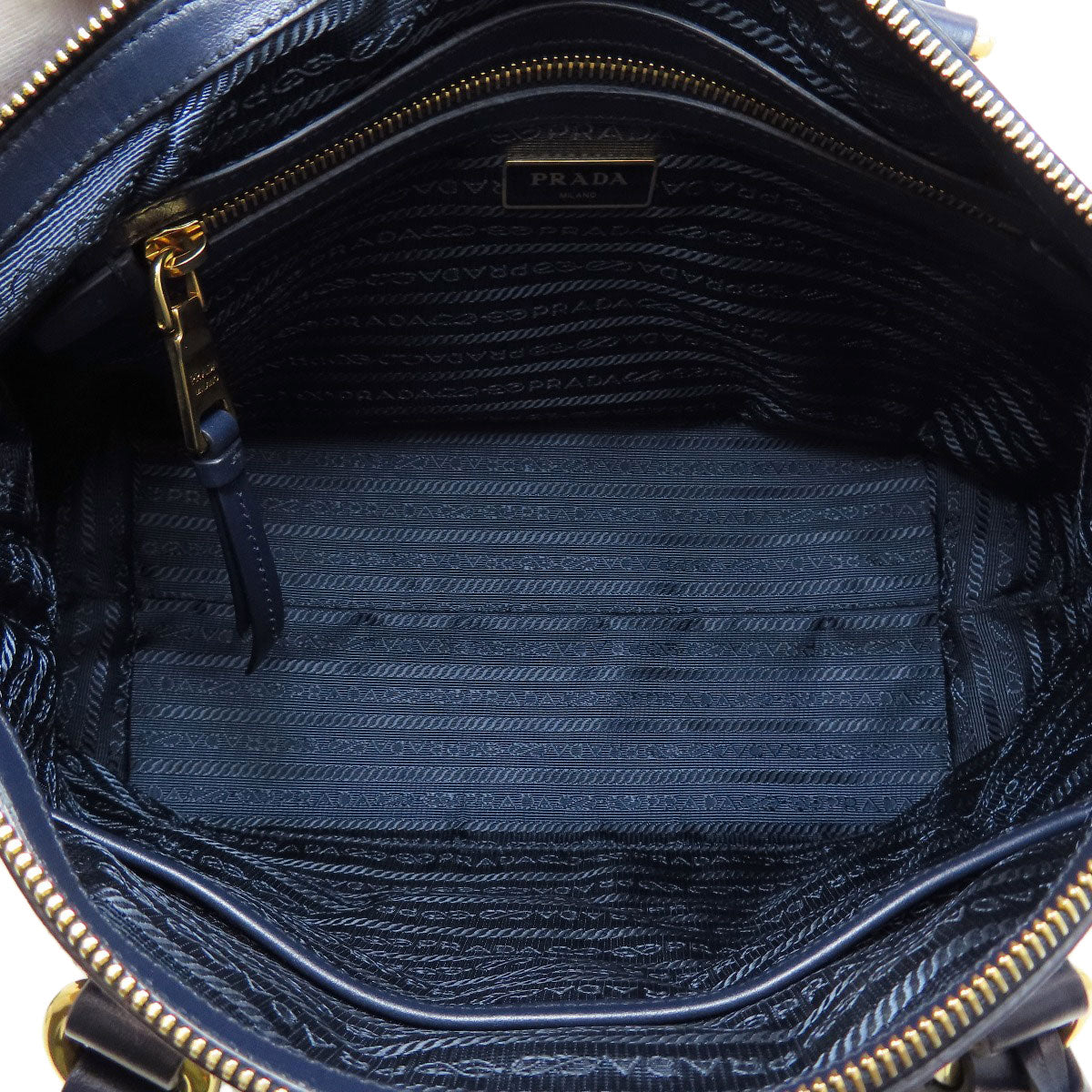 PRADA 1BA104 Logo Hardware 2WAY Handbag Nylon Ladies [Used]