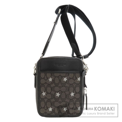 COACH CP177 Sullivan Crossbody Signature Star Shoulder Bag Leather Canvasmens [Used]