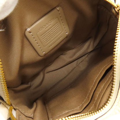 COACH C9120 Mini Dempsey Long Shoulder Shoulder Bag Canvas LeatherLadies [Used]