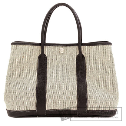 HERMES Garden Party TPM SilverHardware Handbag Tower ash Ladies [Used]