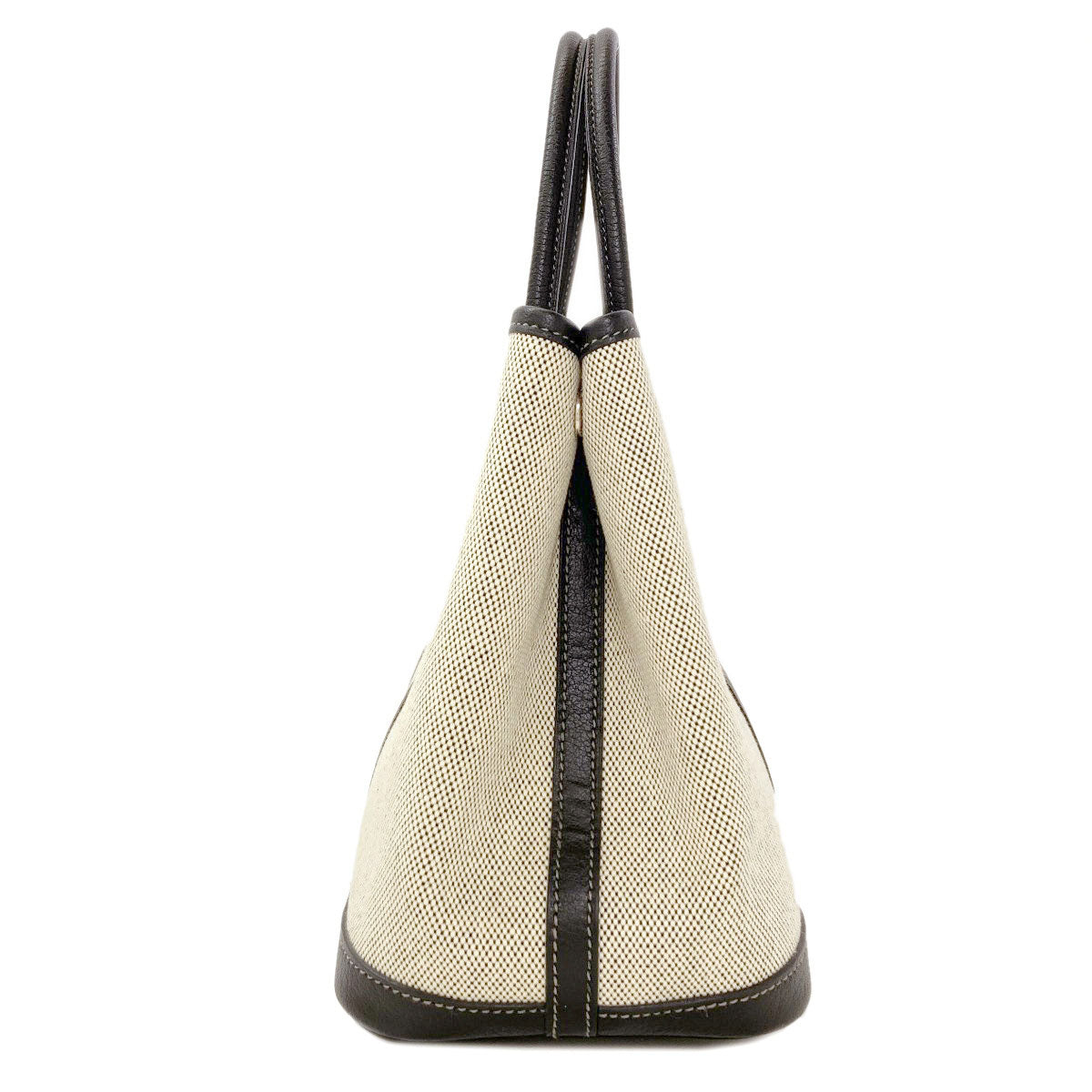 HERMES Garden Party TPM SilverHardware Handbag Tower ash Ladies [Used]
