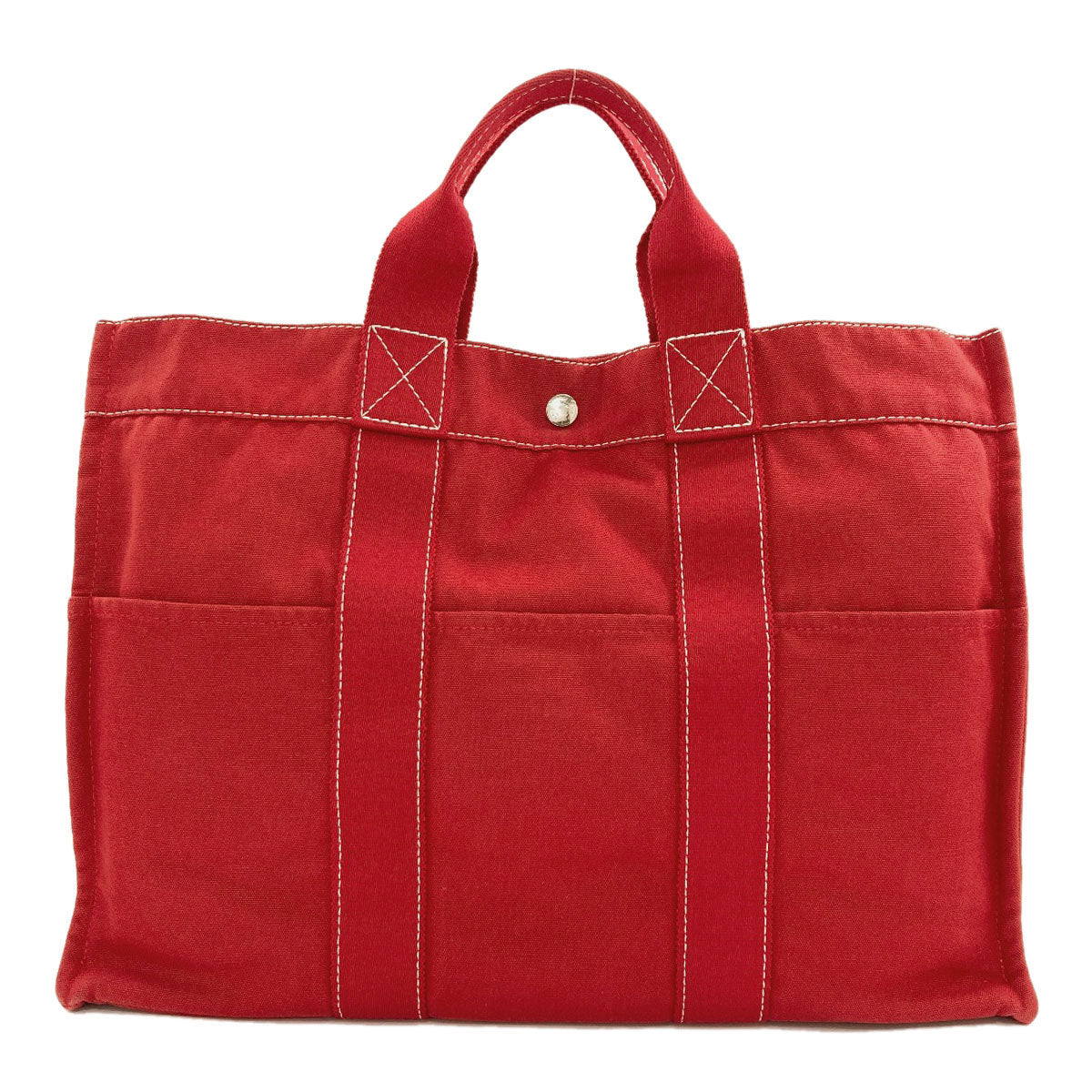 HERMES Deauville Tote Bag Canvas Ladies [Used]