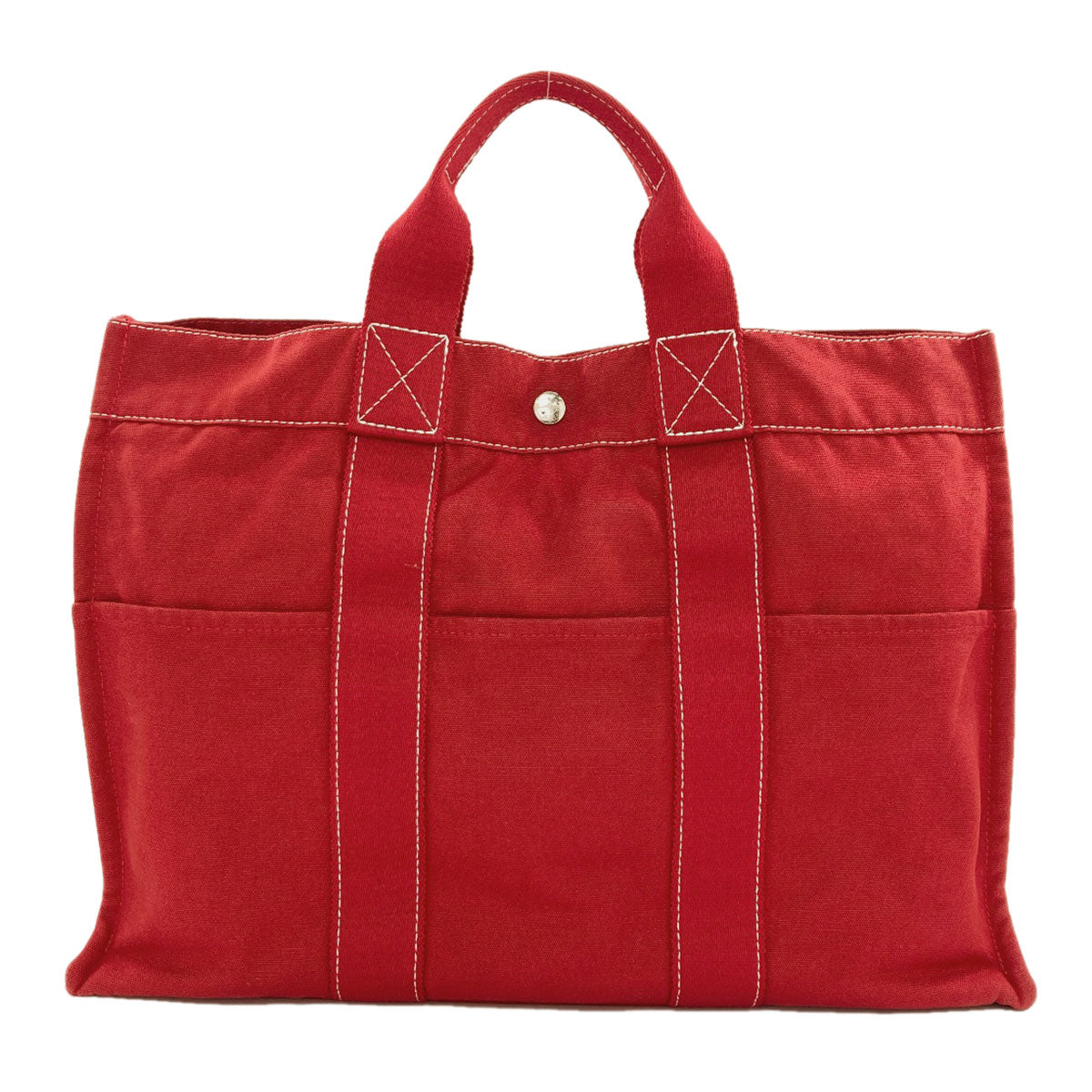 HERMES Deauville Tote Bag Canvas Ladies [Used]