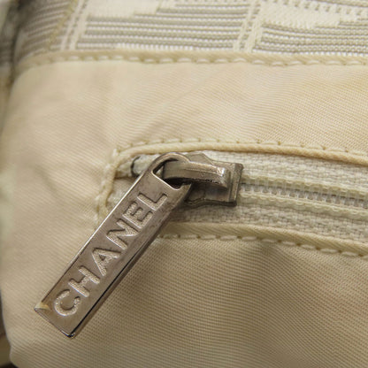 CHANEL New Travel Line MM Tote Bag Nylon jacquard Ladies [Used]