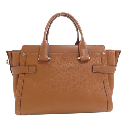 COACH 34408 Swagger Carryall 2WAY Handbag Leather Ladies [Used]