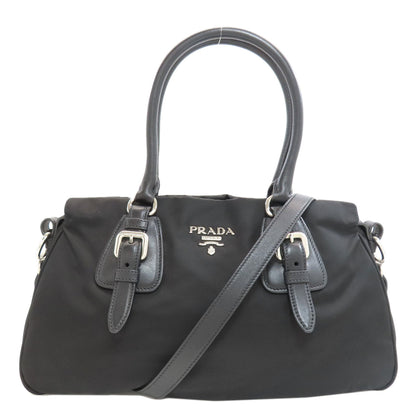 PRADA 1BA021 Logo Hardware 2WAY Tote Bag Nylon Ladies [Used]