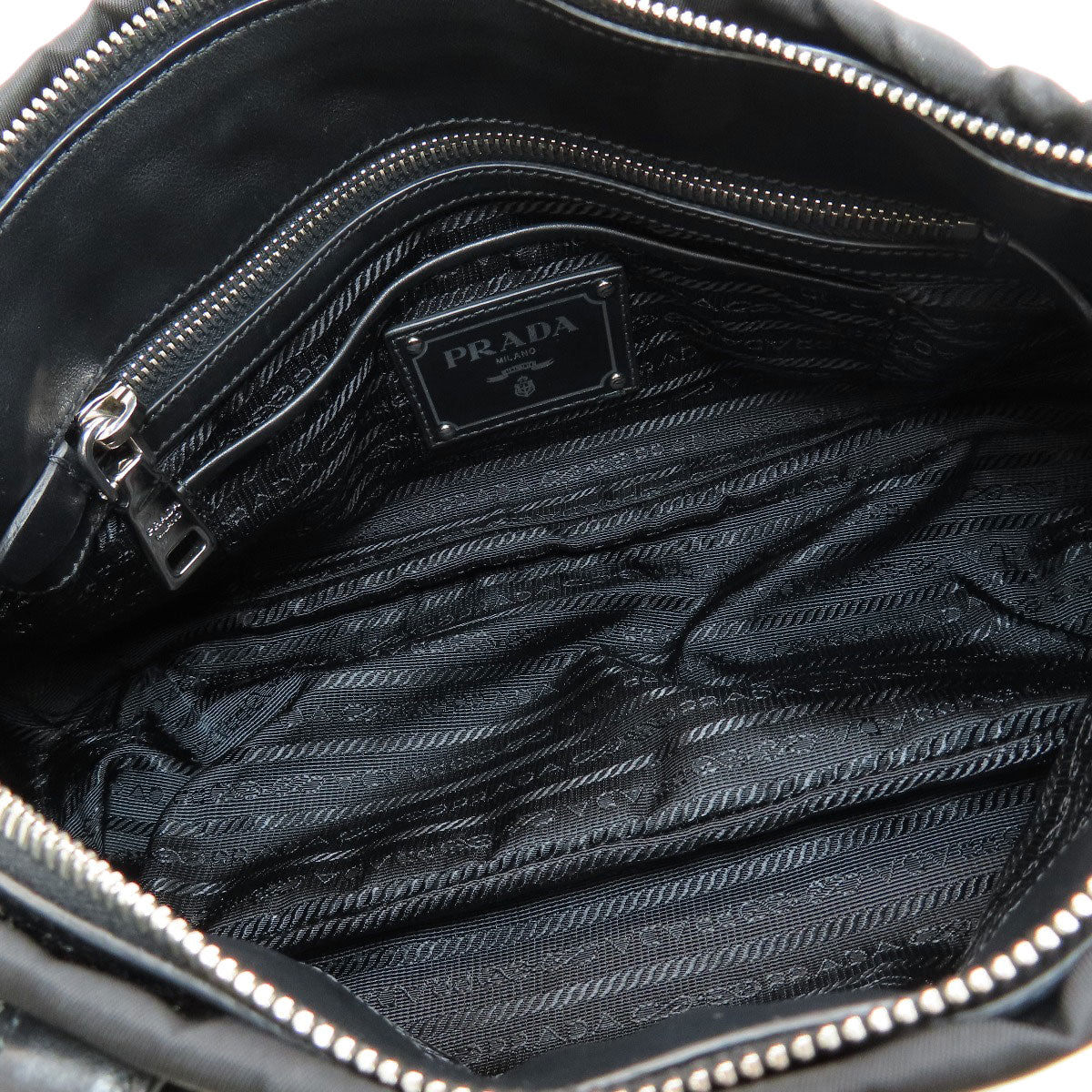 PRADA 1BA021 Logo Hardware 2WAY Tote Bag Nylon Ladies [Used]