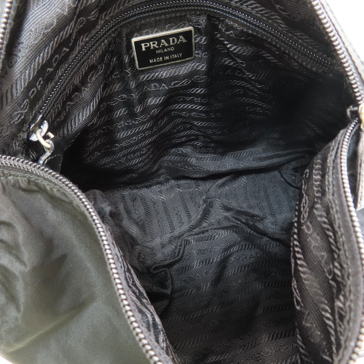 PRADA B6671F Messenger Bag Logo Hardware Shoulder Bag Nylon Ladies [Used]