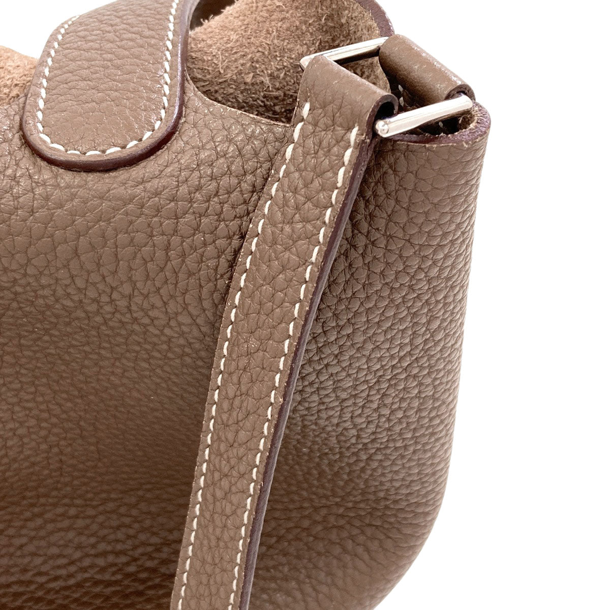 HERMES Picotin Lock PM Etoupe SilverHardware Handbag Taurillon Clemence Ladies [Used]