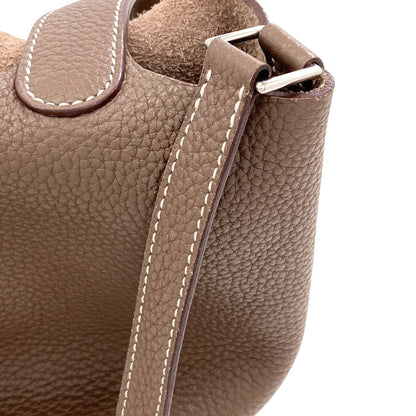 HERMES Picotin Lock PM Etoupe SilverHardware Handbag Taurillon Clemence Ladies [Used]