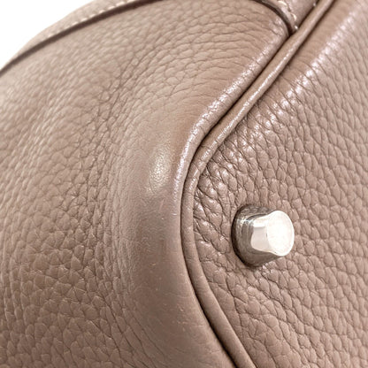 HERMES Picotin Lock PM Etoupe SilverHardware Handbag Taurillon Clemence Ladies [Used]