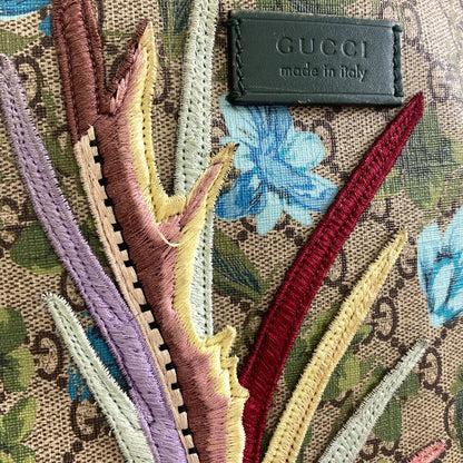 GUCCI 419584 GG Blooms Bird Embroidery Backpack Â· Daypack PVC Ladies [Used]