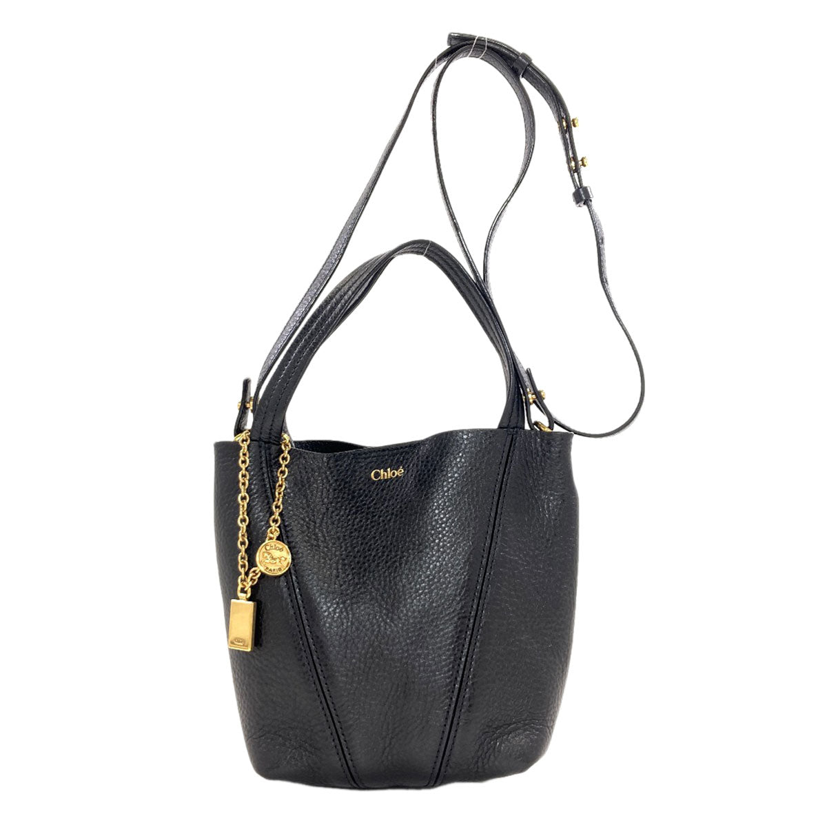 CHLOE Chloe Pin Small 2WAY Handbag Leather Ladies [Used]