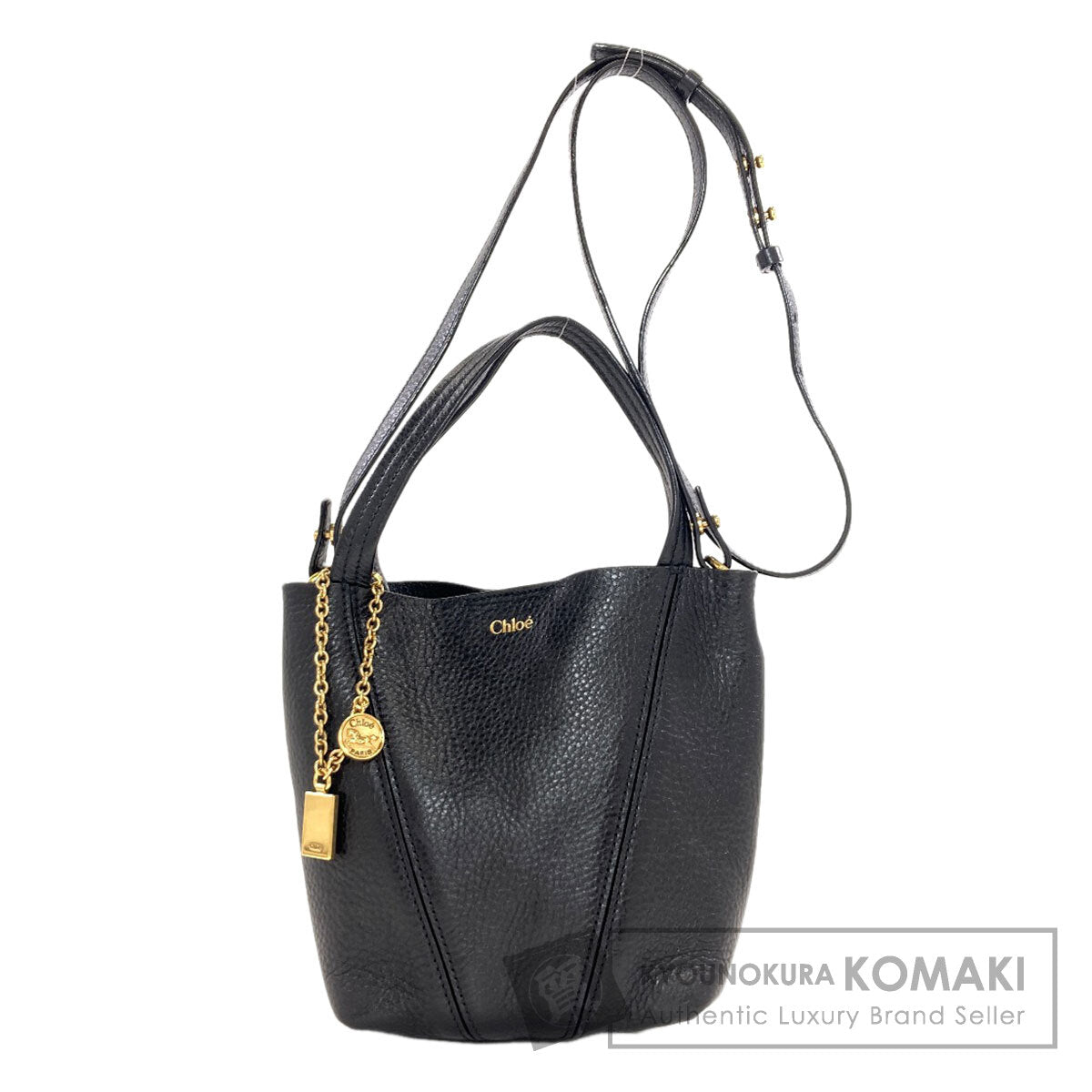 CHLOE Chloe Pin Small 2WAY Handbag Leather Ladies [Used]
