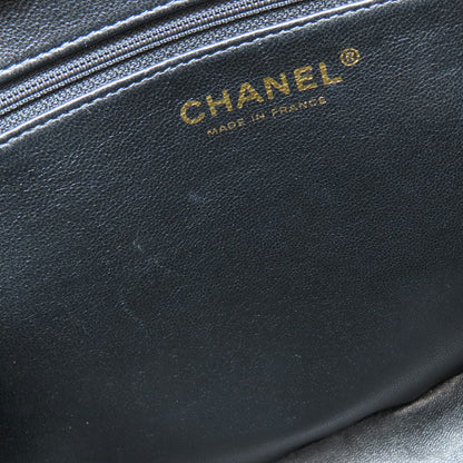 CHANEL Medallion GoldHardware Tote Bag Grained Calfskin Skin Ladies [Used]
