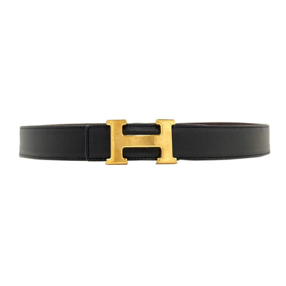HERMES Constance H Belt GoldHardware belt Box calf Togomens [Used]