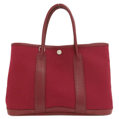 HERMES Garden Party TPM SilverHardware Handbag Towar Officche Ladies [Used]