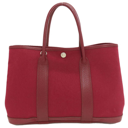HERMES Garden Party TPM SilverHardware Handbag Towar Officche Ladies [Used]