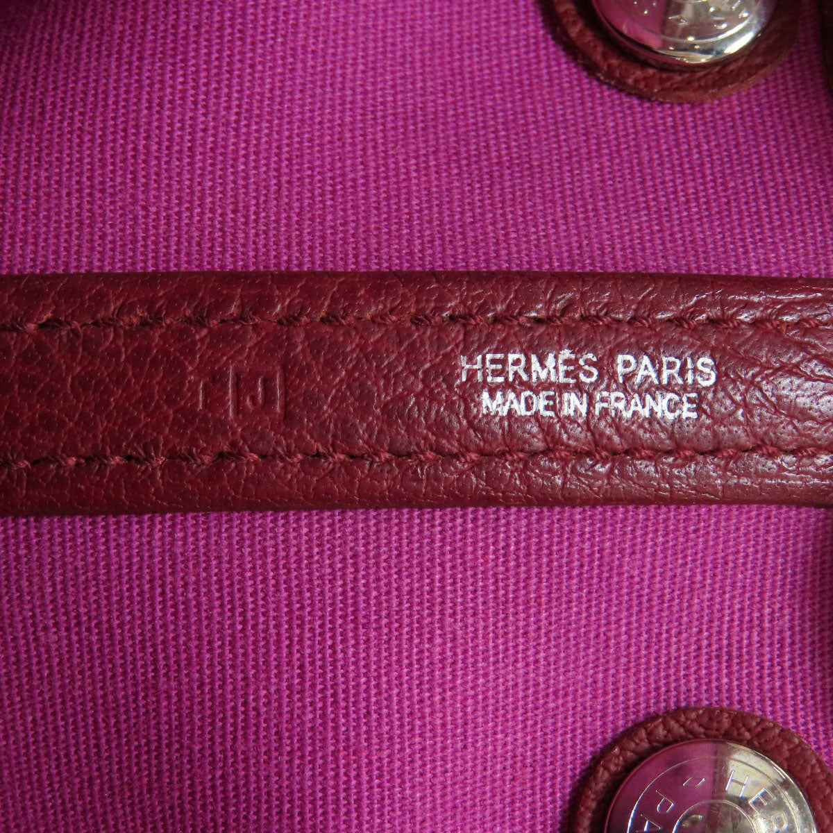 HERMES Garden Party TPM SilverHardware Handbag Towar Officche Ladies [Used]