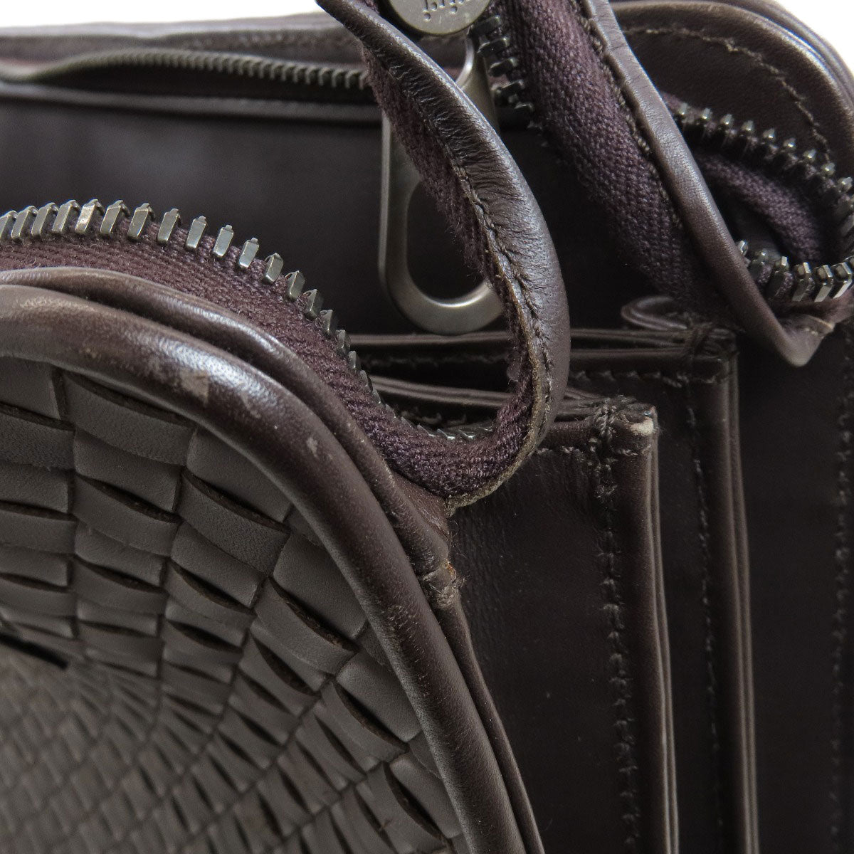 BOTTEGA VENETA Intrecciato Business bag Calf mens [Used]