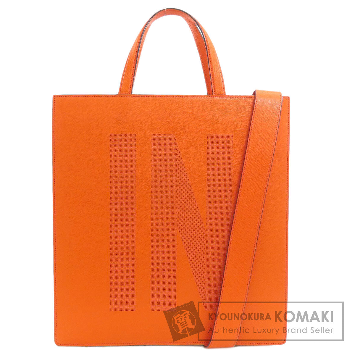 Valextra Invisible 2WAY Handbag Leather Ladies [Used]