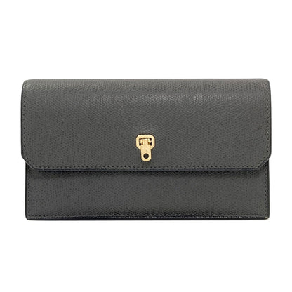 Valextra Brera Long wallet (with coin pocket) Leather Ladies [Used]