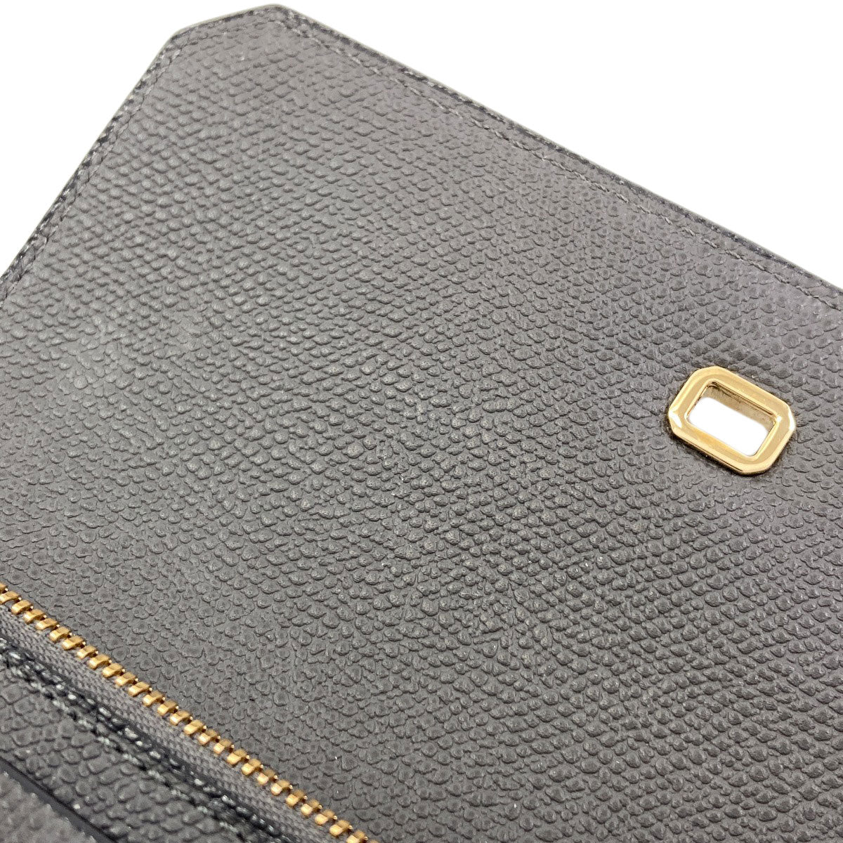 Valextra Brera Long wallet (with coin pocket) Leather Ladies [Used]