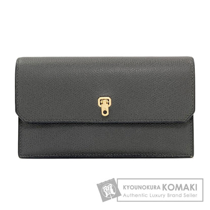 Valextra Brera Long wallet (with coin pocket) Leather Ladies [Used]